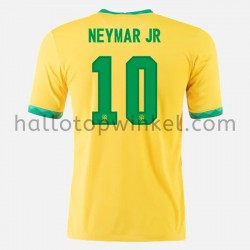 Brazilië Voetbalshirt Neymar JR 10 Thuis Tenue 2020-2021 Korte Mouw