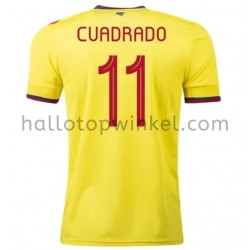 Colombia Voetbalshirt Cuadrado 11 Thuis Tenue 2020-2021 Korte Mouw