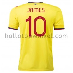 Colombia Voetbalshirt James 10 Thuis Tenue 2020-2021 Korte Mouw