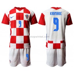 Kroatië Voetbalshirt Andrej Kramaric 9 Kleuters/Kids Thuis Tenue EK 2020 Korte Mouw