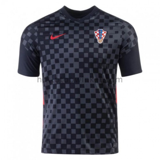 Kroatië Voetbalshirt Uit Tenue EK 2020 Korte Mouw