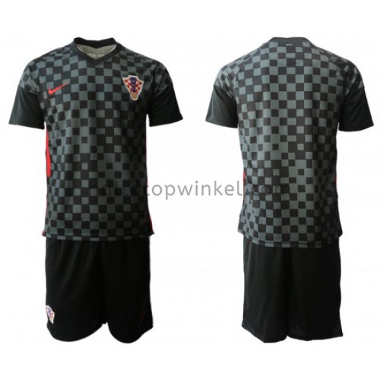 Kroatië Voetbalshirt Kleuters/Kids Uit Tenue EK 2020 Korte Mouw