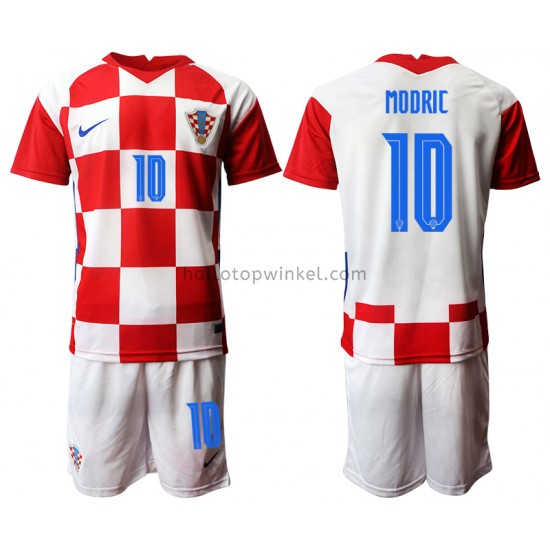 Kroatië Voetbalshirt Luka Modrić 10 Kleuters/Kids Thuis Tenue EK 2020 Korte Mouw