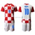 Kroatië Voetbalshirt Luka Modrić 10 Kleuters/Kids Thuis Tenue EK 2020 Korte Mouw