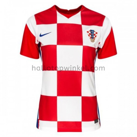 Kroatië Voetbalshirt Dames Thuis Tenue EK 2020 Korte Mouw