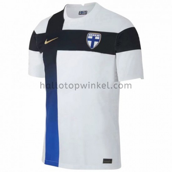 Finland Voetbalshirt Thuis Tenue EK 2020 Korte Mouw