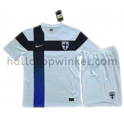 Finland Voetbalshirt Kleuters/Kids Thuis Tenue EK 2020 Korte Mouw