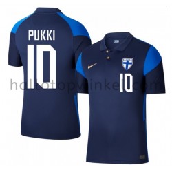 Finland Voetbalshirt Teemu Pukki 10 Uit Tenue EK 2020 Korte Mouw