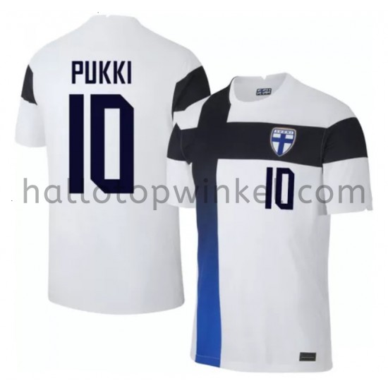 Finland Voetbalshirt Teemu Pukki 10 Thuis Tenue EK 2020 Korte Mouw