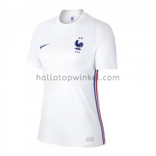 Frankrijk Voetbalshirt Dames Uit Tenue EK 2020 Korte Mouw