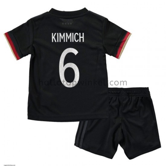 Duitsland Voetbalshirt Joshua Kimmich 6 Kleuters/Kids Uit Tenue EK 2020 Korte Mouw