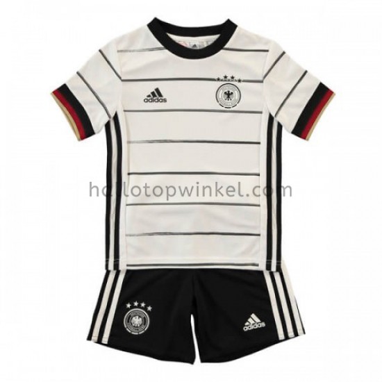 Duitsland Voetbalshirt Kleuters/Kids Thuis Tenue EK 2020 Korte Mouw