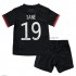 Duitsland Voetbalshirt Leroy Sane 19 Kleuters/Kids Uit Tenue EK 2020 Korte Mouw