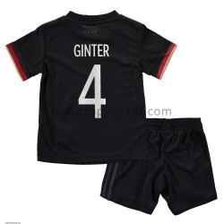 Duitsland Voetbalshirt Matthias Ginter 4 Kleuters/Kids Uit Tenue EK 2020 Korte Mouw