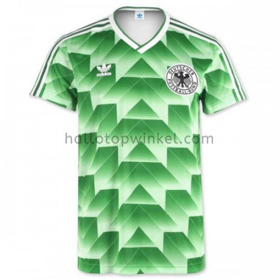 Duitsland Voetbalshirt Retro Uit Tenue 1990 Korte Mouw