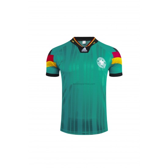 Duitsland Voetbalshirt Retro Uit Tenue 1992 Korte Mouw