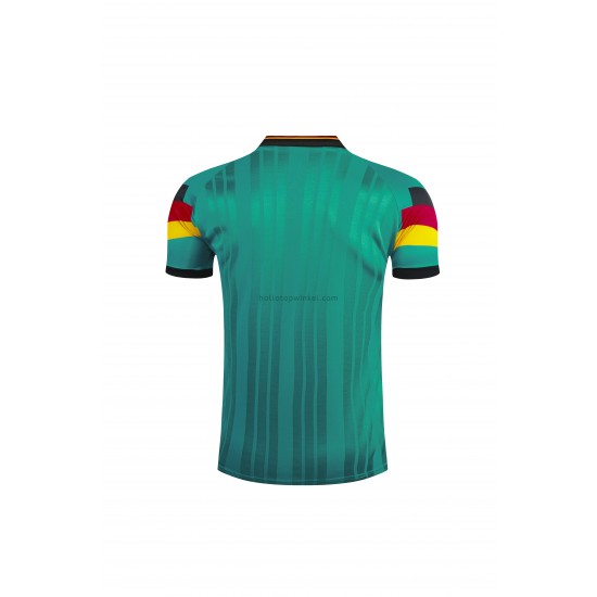 Duitsland Voetbalshirt Retro Uit Tenue 1992 Korte Mouw