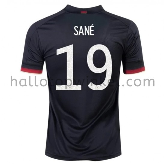 Duitsland Voetbalshirt SANE 19 Uit Tenue EK 2020 Korte Mouw