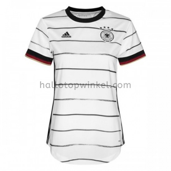 Duitsland Voetbalshirt Dames Thuis Tenue EK 2020 Korte Mouw