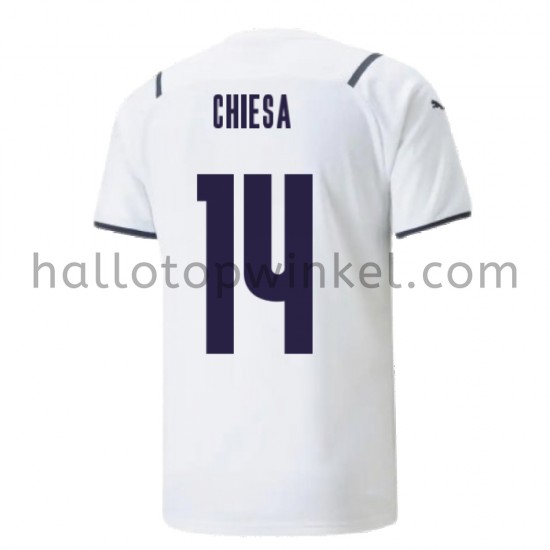 Italië Voetbalshirt Federico Chiesa 14 Uit Tenue 2021-2022 Korte Mouw