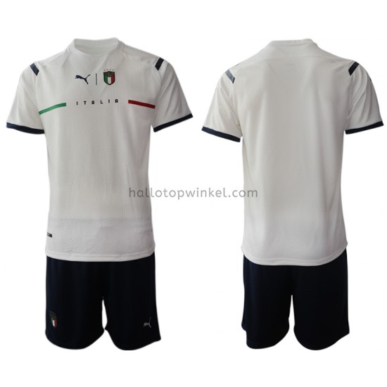 Italië Voetbalshirt Kleuters/Kids Uit Tenue 2021-2022 Korte Mouw