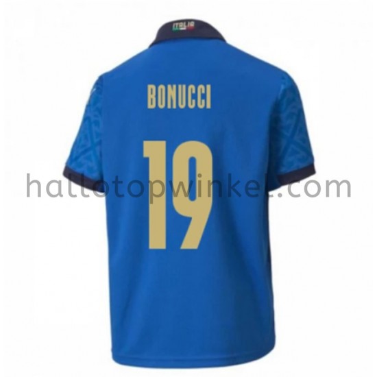 Italië Voetbalshirt Leonardo Bonucci 19 Thuis Tenue EK 2020 Korte Mouw