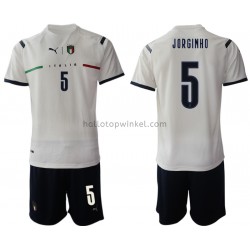 Italië Voetbalshirt Manuel Locatelli 5 Kleuters/Kids Uit Tenue 2021-2022 Korte Mouw