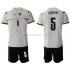 Italië Voetbalshirt Manuel Locatelli 5 Kleuters/Kids Uit Tenue 2021-2022 Korte Mouw