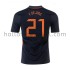 Nederland Voetbalshirt Frenkie de Jong 21 Uit Tenue EK 2020 Korte Mouw