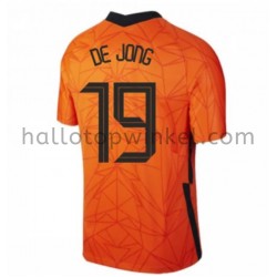 Nederland Voetbalshirt Luuk de Jong 19 Thuis Tenue EK 2020 Korte Mouw