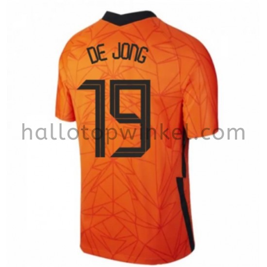 Nederland Voetbalshirt Luuk de Jong 19 Thuis Tenue EK 2020 Korte Mouw