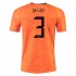Nederland Voetbalshirt MATTHIJS DE LIGT 3 Thuis Tenue EK 2020 Korte Mouw