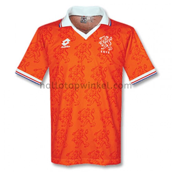 Nederland Voetbalshirt Retro Thuis Tenue 1996 Korte Mouw