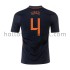 Nederland Voetbalshirt VIRGIL 4 Uit Tenue EK 2020 Korte Mouw