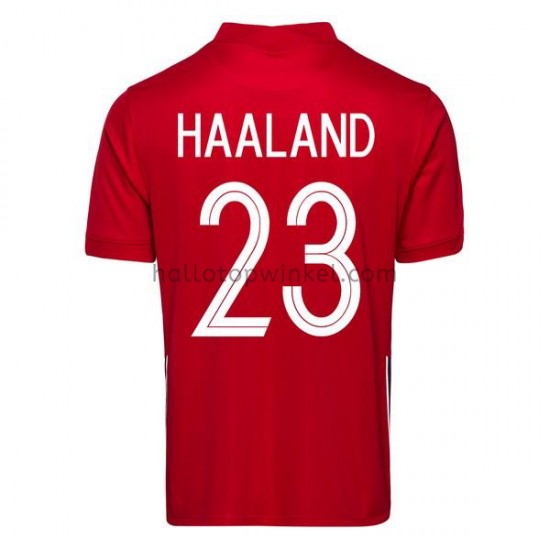 Noorwegen Voetbalshirt Erling Haaland 23 Thuis Tenue 2020-2021 Korte Mouw