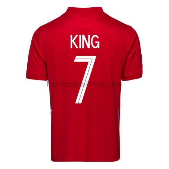Noorwegen Voetbalshirt Joshua King 7 Thuis Tenue 2020-2021 Korte Mouw