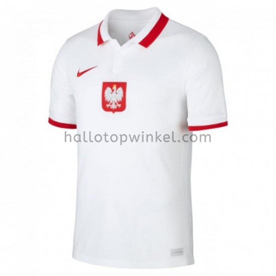 Polen Voetbalshirt Thuis Tenue EK 2020 Korte Mouw