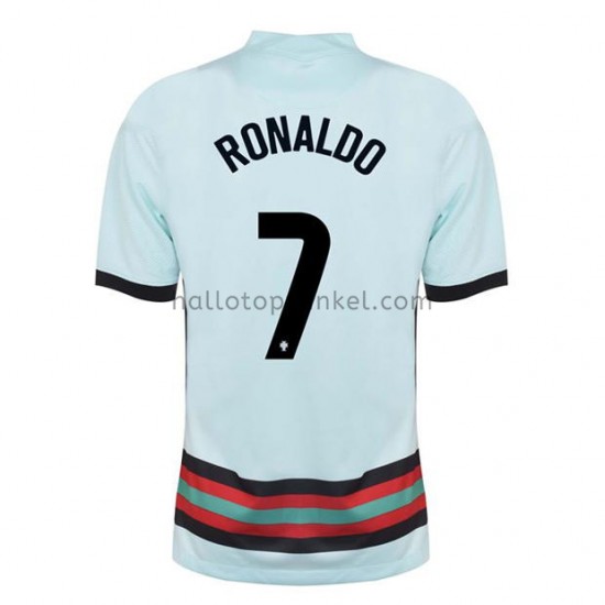 Portugal Voetbalshirt Cristiano Ronaldo 7 Uit Tenue EK 2020 Korte Mouw