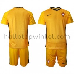 Portugal Voetbalshirt Doelman Kleuters/Kids Uit Tenue EK 2020 Korte Mouw