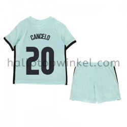 Portugal Voetbalshirt Joao Cancelo 20 Kleuters/Kids Uit Tenue EK 2020 Korte Mouw