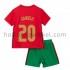 Portugal Voetbalshirt Joao Cancelo 20 Kleuters/Kids Thuis Tenue EK 2020 Korte Mouw