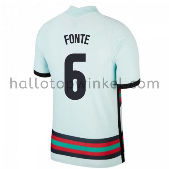 Portugal Voetbalshirt Jose Fonte 6 Uit Tenue EK 2020 Korte Mouw