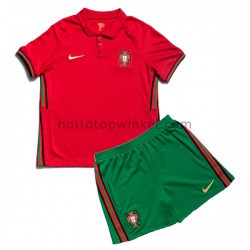 Portugal Voetbalshirt Kleuters/Kids Thuis Tenue EK 2020 Korte Mouw
