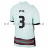 Portugal Voetbalshirt Pepe 3 Uit Tenue EK 2020 Korte Mouw