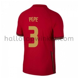 Portugal Voetbalshirt Pepe 3 Thuis Tenue EK 2020 Korte Mouw
