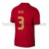 Portugal Voetbalshirt Pepe 3 Thuis Tenue EK 2020 Korte Mouw