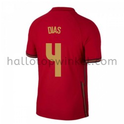 Portugal Voetbalshirt Ruben Dias 4 Thuis Tenue EK 2020 Korte Mouw