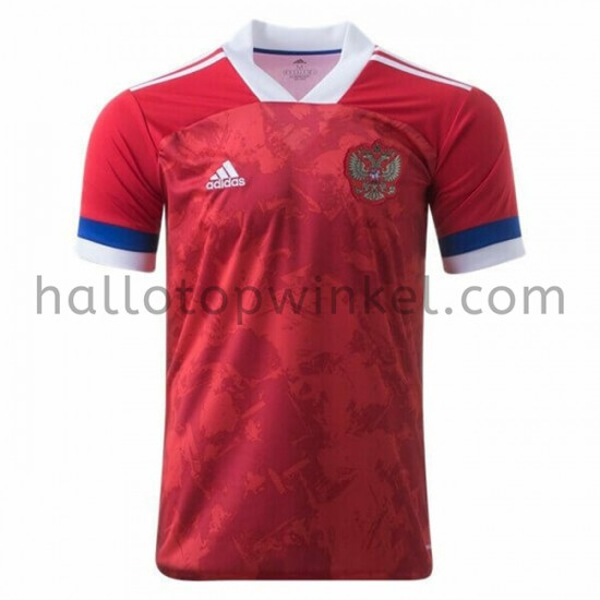 Rusland Voetbalshirt Thuis Tenue 2020-2021 Korte Mouw