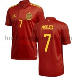 Spanje Voetbalshirt Morata 7 Thuis Tenue EK 2020 Korte Mouw