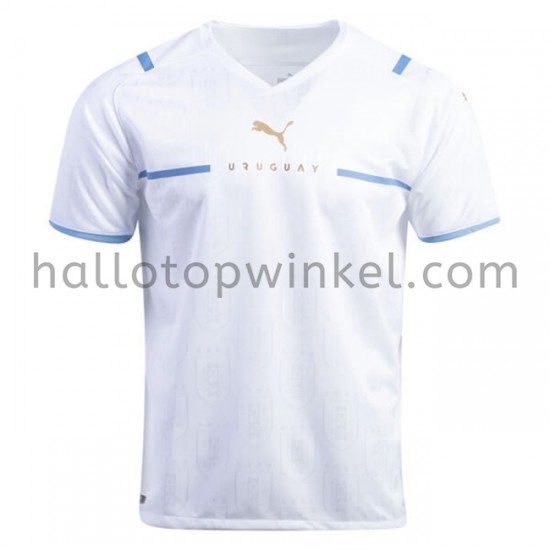 Uruguay Voetbalshirt Uit Tenue 2021-2022 Korte Mouw
